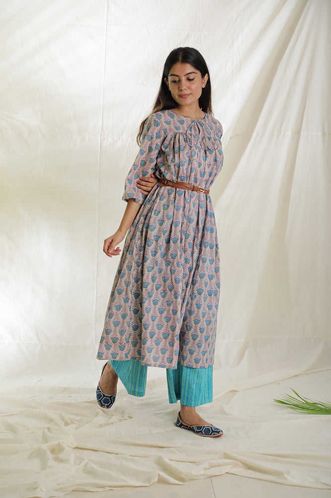 blue rose kurta set
