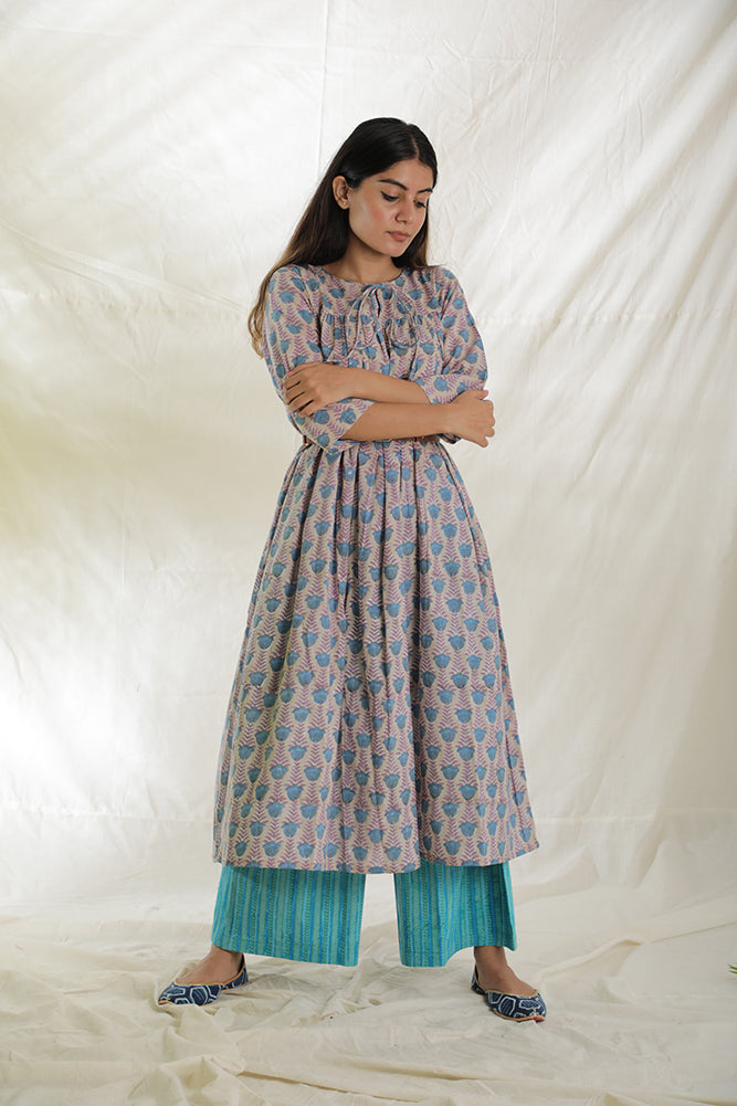 blue rose kurta set