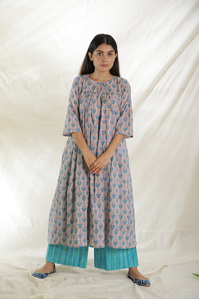 blue rose kurta set