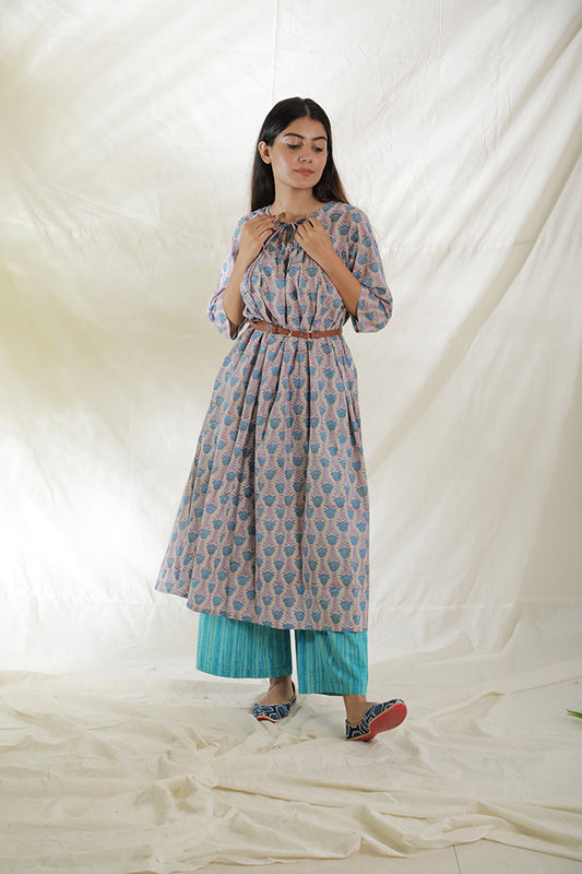 blue rose kurta set